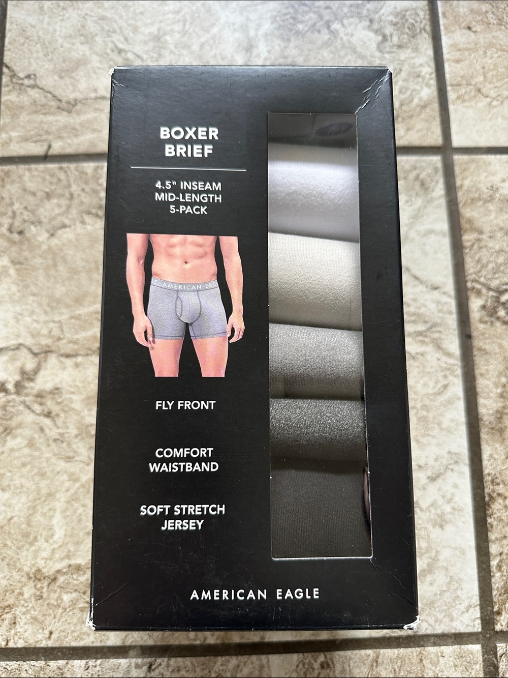 NIP Men’s American Eagle Boxer Brief 5 Pack